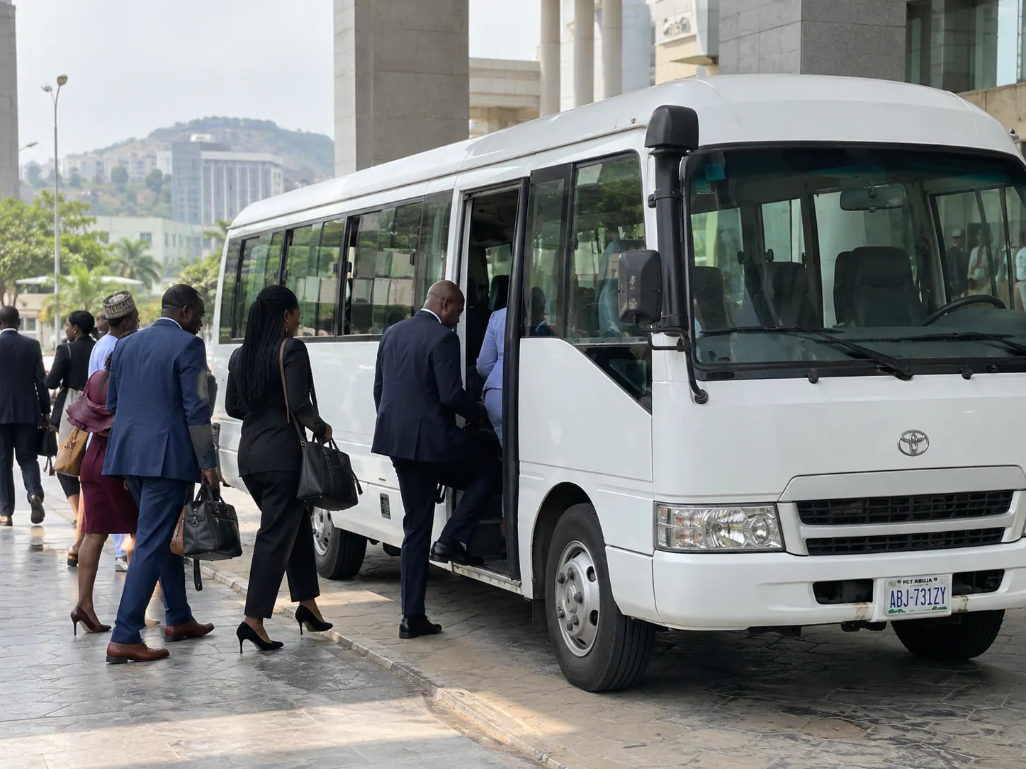 Vehicle lineup illustrating corporate car rental and leasing enquiries in Abuja